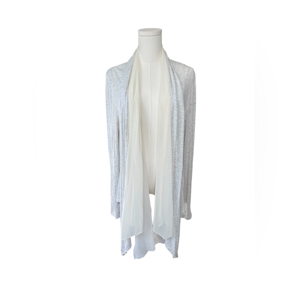 CAbi Soft Sheer Drape layering Cardigan open front Balletcore Style | Small